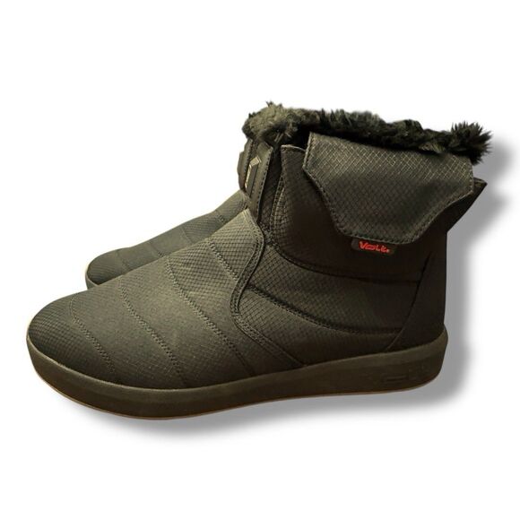 Volt Lava Heated Black Rechargeable Boot Slipper Indoor Outdoor Unisex M 12 W 11 - Picture 1 of 14